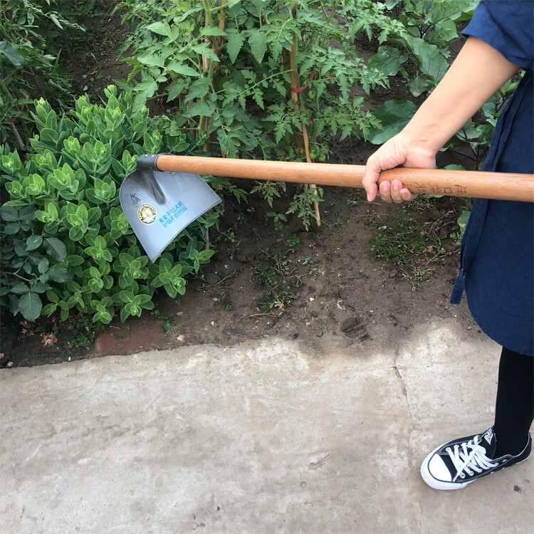 采缇锰钢大号宽锄头拌混凝土水泥沙石料刮板工地用铲土除草工具拌耙子