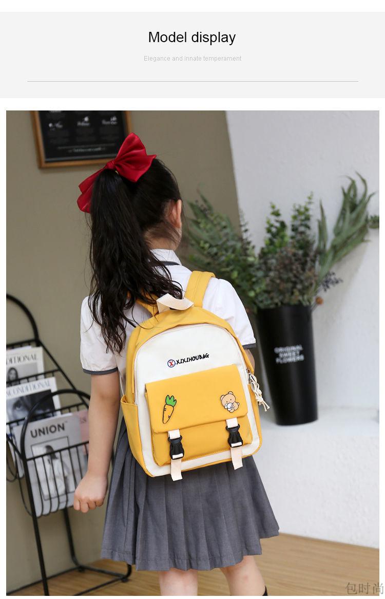 小学生书包女136年级儿童轻便包包女童小学生上学书包韩版防泼水双肩
