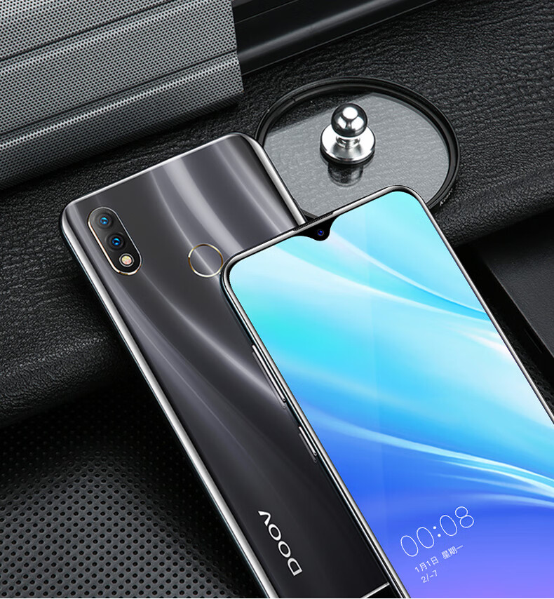 朵唯doovd1智能手机水滴全面屏4g全网通多核手机天空之境128gb