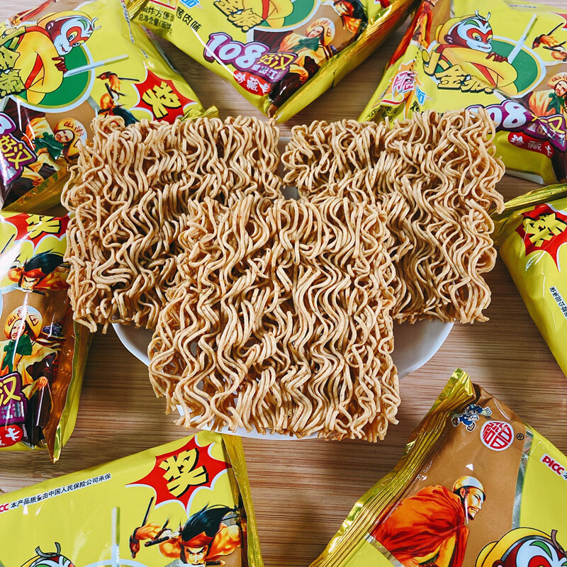 金丝猴干脆面108好汉捏碎干吃面小金猴方便面8090后怀旧零食 小金猴