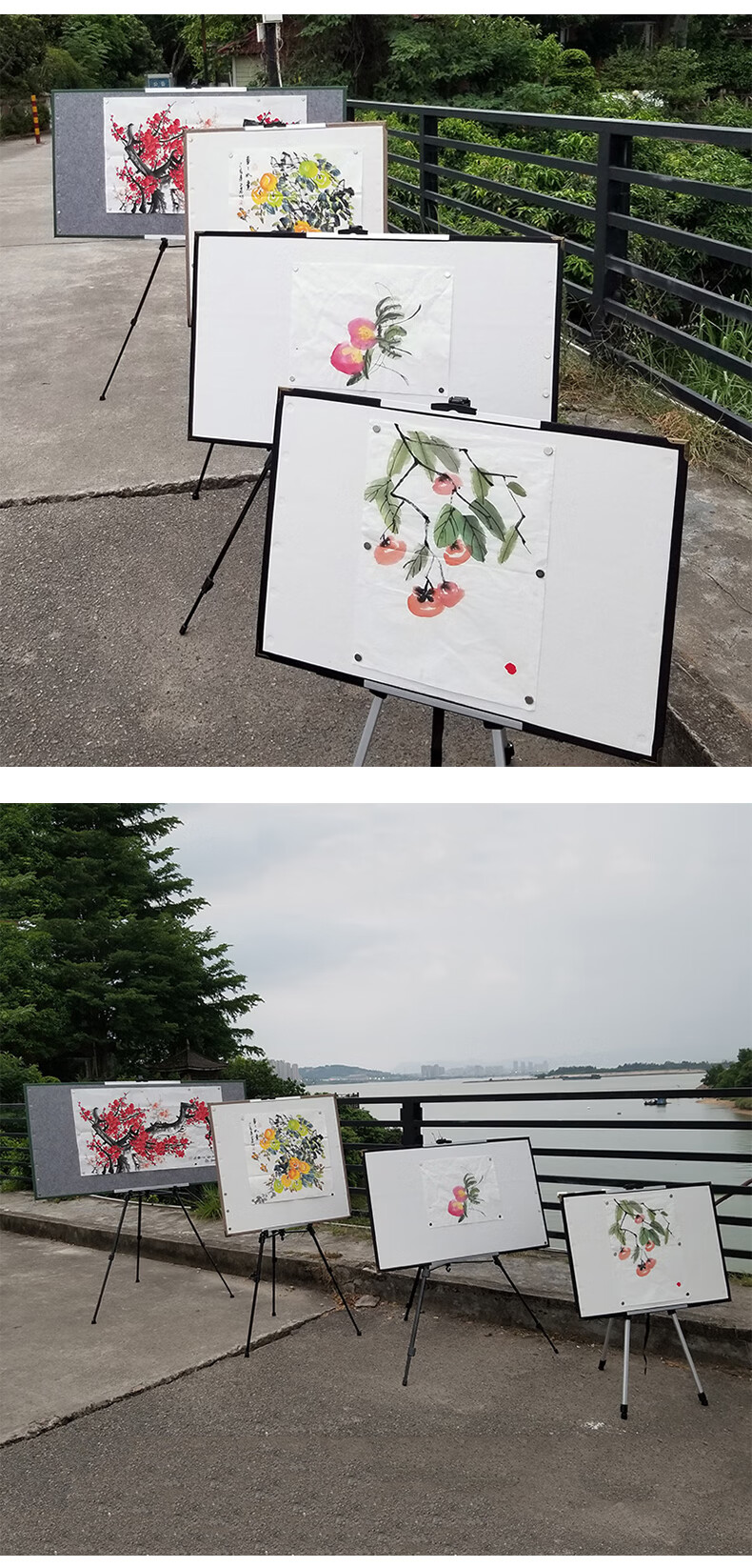 齐岳qiyue齐岳qiyue国画写生折叠画板磁性羊毛毡便携支架式户外采风整