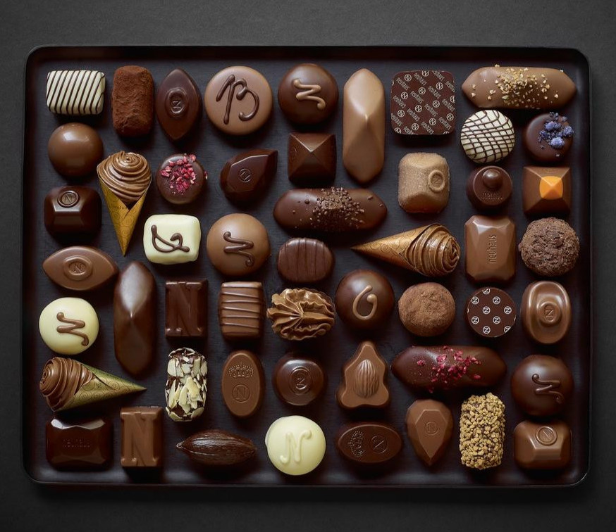 比利时neuhaus工厂店手工夹心巧克力60多种口味1kg预售