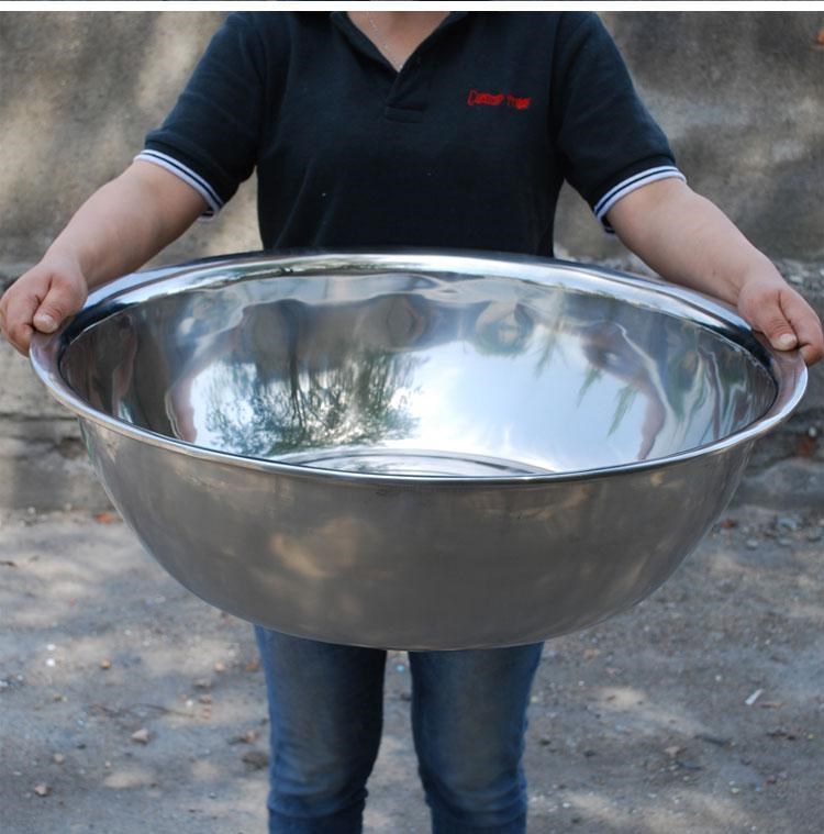 不锈钢大盆子特大号316食品级304加厚家用厨房洗菜洗脸盆 38#盆外径38