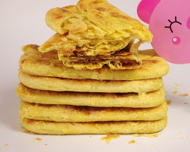 山西特产原平锅魁红糖白糖锅奎锅盔酥饼烧 5个红糖15个白糖【图片