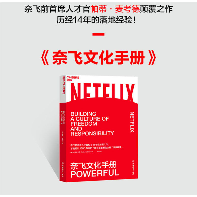 奈飞文化手册美帕蒂硅谷重要文件企业管理文化经济理论书籍