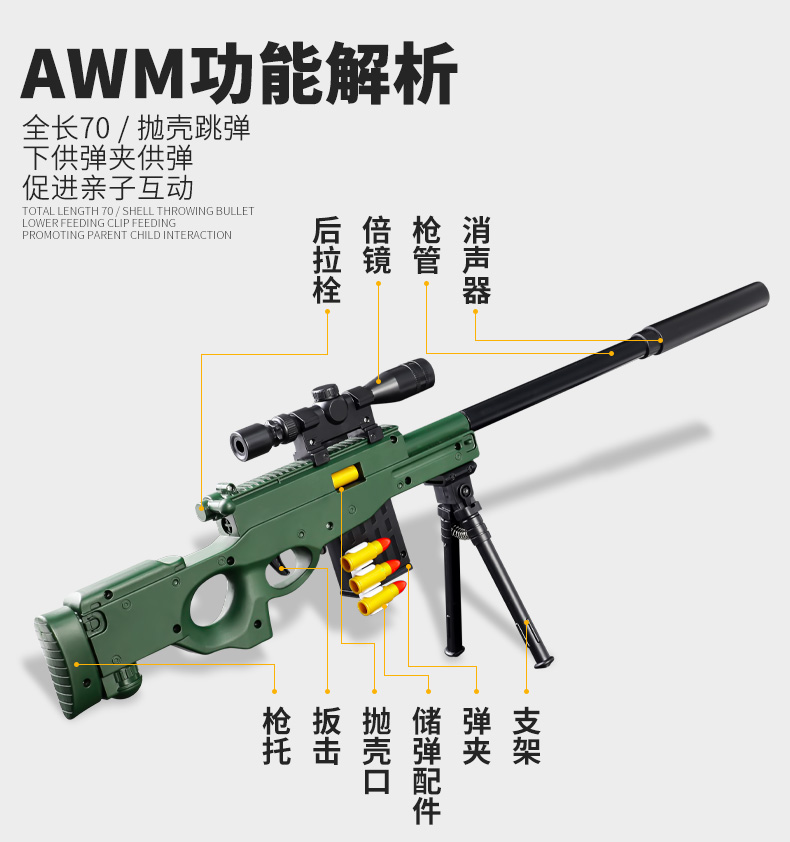 awm狙击枪内部结构图片