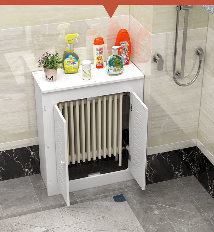 装饰燃气热水器遮丑板暖气片遮挡柜外长60高60厚15内长55高58厚128