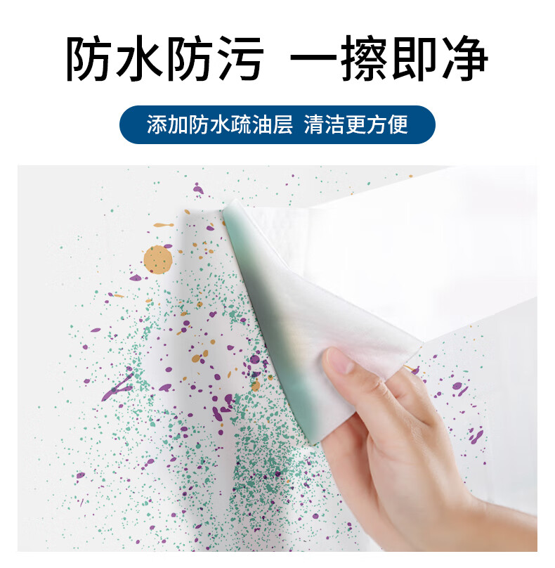 乳胶漆墙面保护膜防踢防脏墙贴不伤白墙壁透明防水贴纸可移除中粘适用