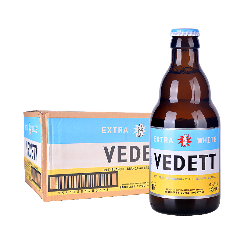 白熊啤酒比利时小麦白啤酒330ml*24瓶装精酿啤酒整箱 白熊玫瑰330ml*