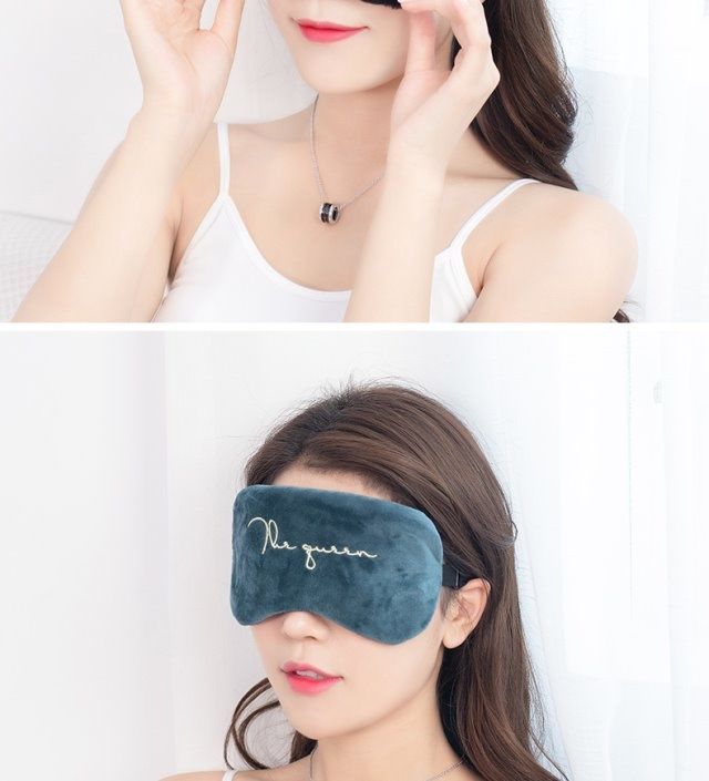 小米蒸汽眼罩同款蒸汽眼罩usb充电加热眼罩眼睛罩敷眼罩醉米粉色调温