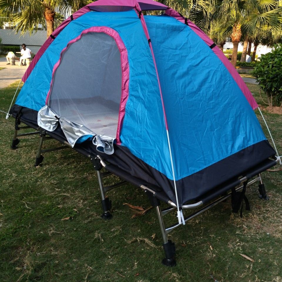 球形帐篷野钓露营升降调节折叠儿童公园防风防雨水床o50单人离地帐篷