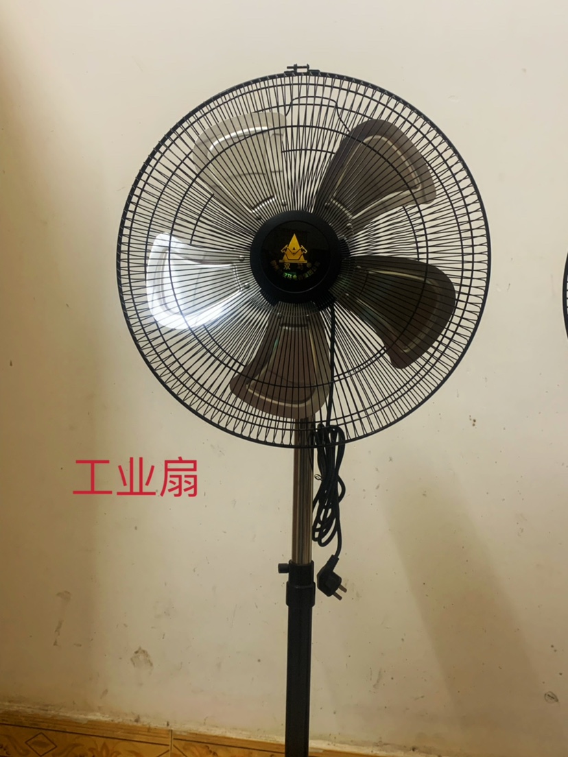 双马牌电风扇18寸柳州双马牌落地扇复古风扇纯铜电机落地扇商务工业