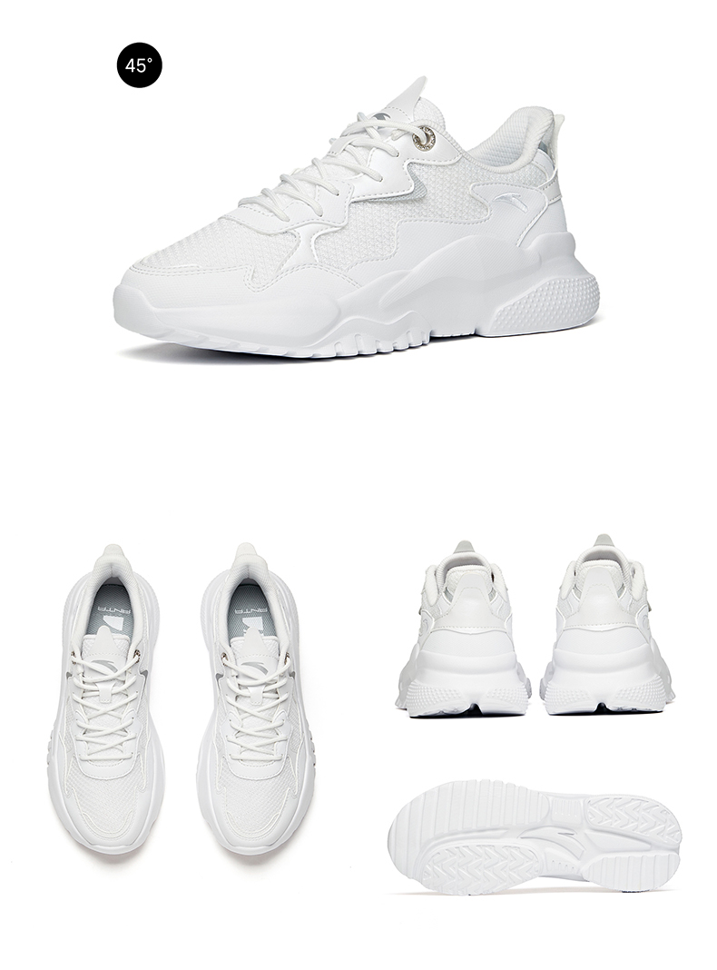 2021秋季新款女鞋学生休闲鞋时尚小白鞋子网面透气运动鞋女 象牙白/白