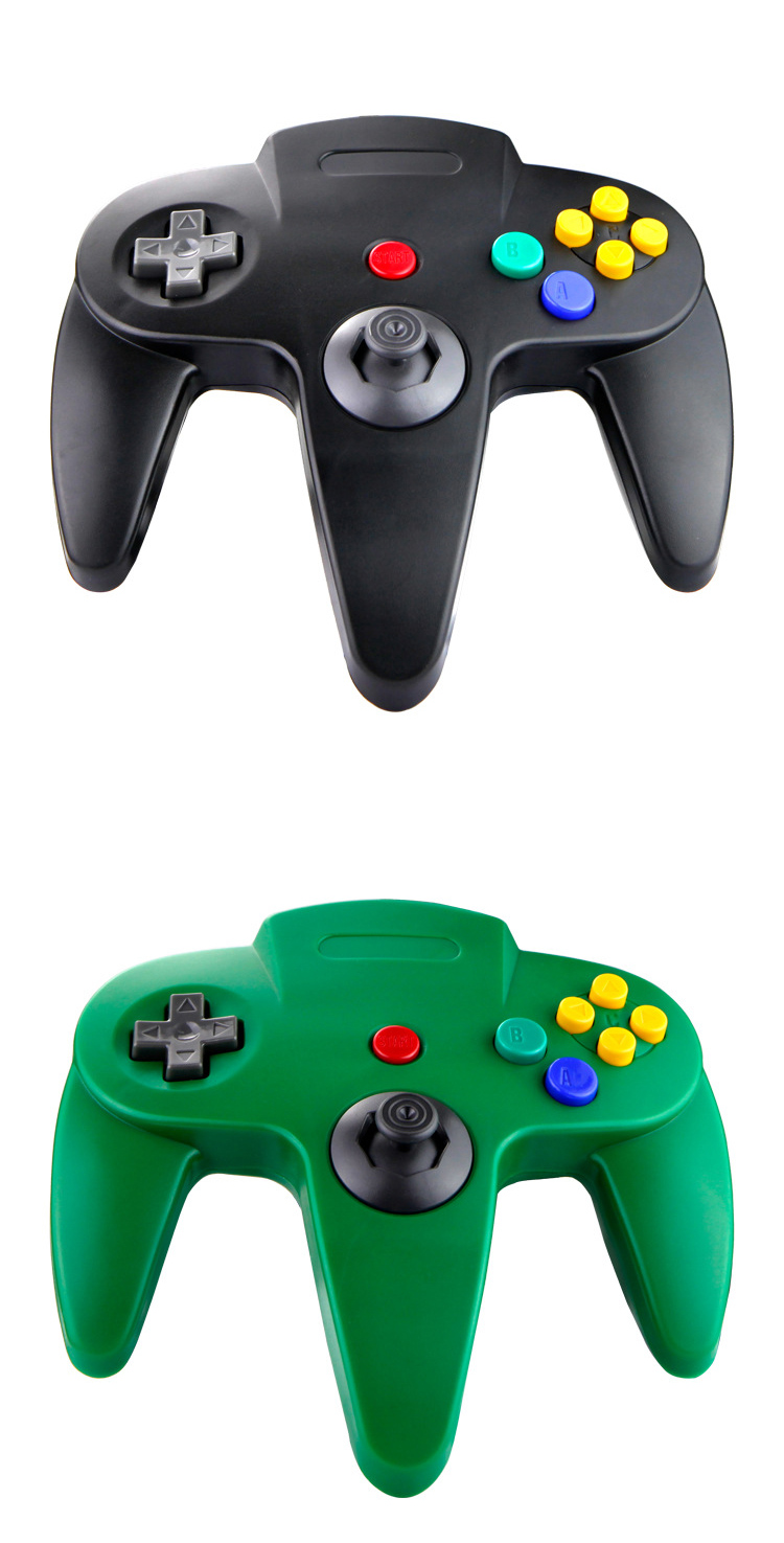 黑羊先生任天堂n64手柄 任天堂n64有线线控游戏手柄 多颜色选择n64