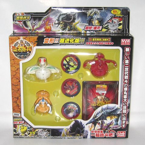 爆丸圣石奇兵变形爆开加仑炎龙烈焰圣龙爆丸卡片 1代巨龙凯特【图片