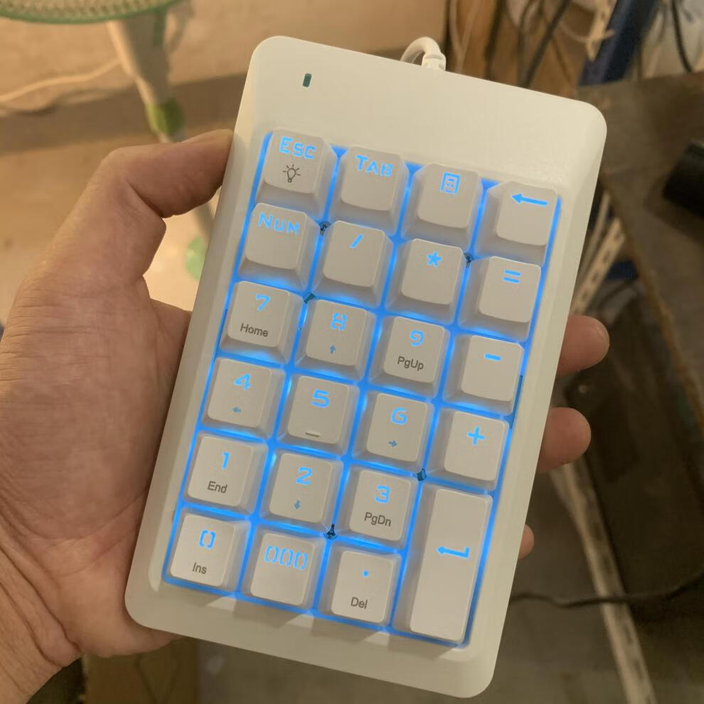 骏珀梵赫计算器机械键盘数字区青轴机械小键盘财务会计办公银行23键