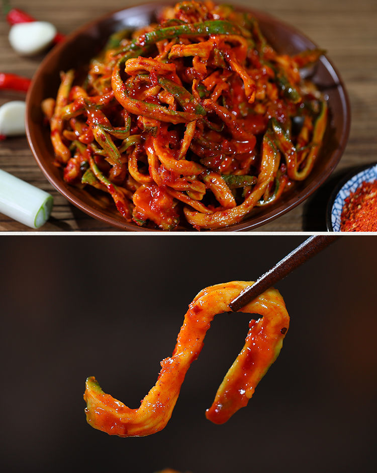 东北香辣萝卜条萝卜咸菜萝卜丝咸菜萝卜干酱菜泡菜下饭菜 萝卜条500克