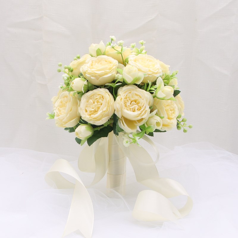 永生花手捧花手捧花新娘结婚仿真花假花婚礼韩式婚纱照永生花领证拍照