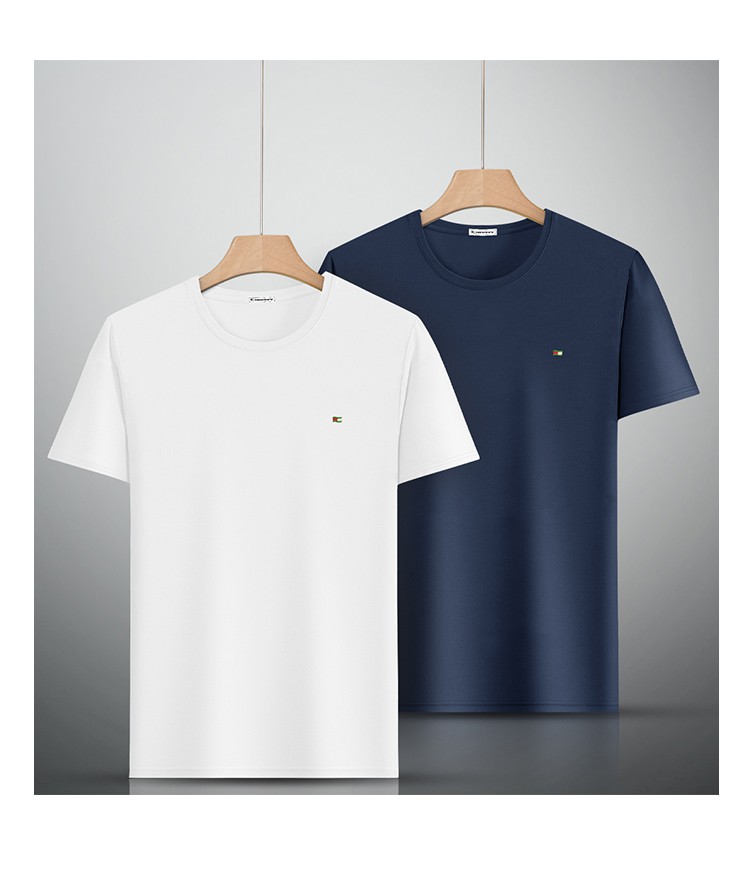 橦华抖音同款德尼朋友意大利品质德尼朋友新款t恤高端定制太空灰将军