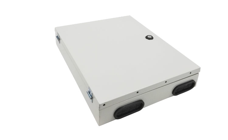 光纤配线箱冷轧钢板光缆分配箱24/48/72芯壁挂式光纤分配箱电信级