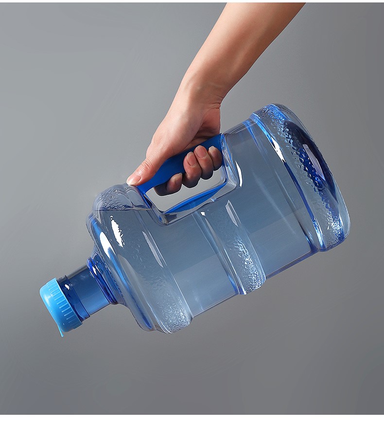 致巧 饮水桶家用塑料带盖空桶桶装矿泉水大桶饮水机桶装水桶 5升不可