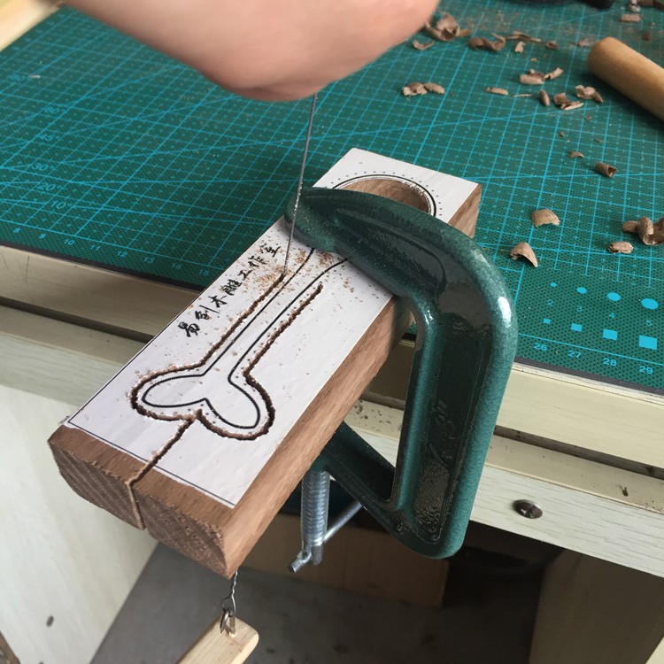 挖勺diy木工具套装木雕入门挖勺子雕刻刀木勺木料手工制作材料基础版2
