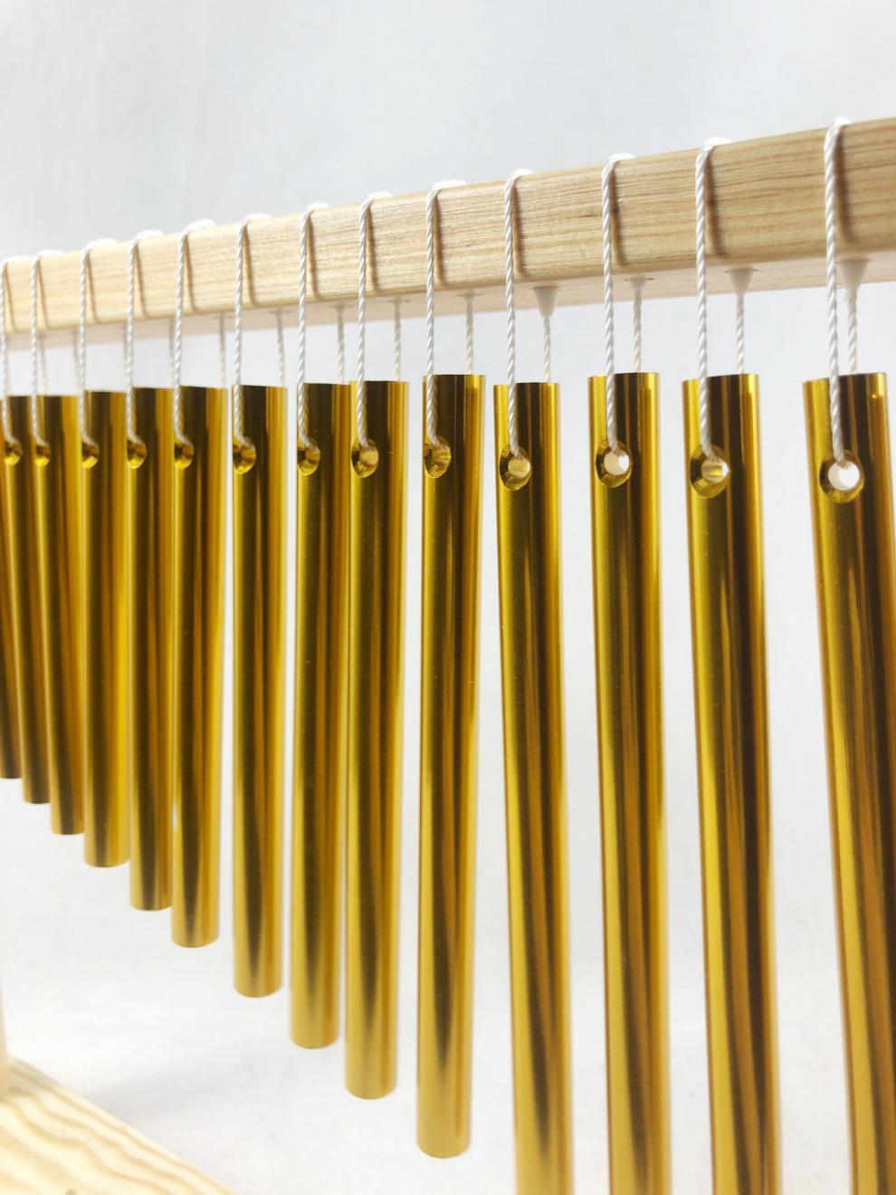 奥尔夫音乐风铃乐器音束 20音风铃音束 打击乐器网红采耳风铃 金色