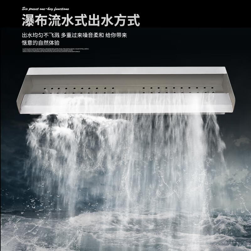 水幕墙出水口欧式不锈钢瀑布造景出水口庭院水景瀑布造景器流水墙水帘