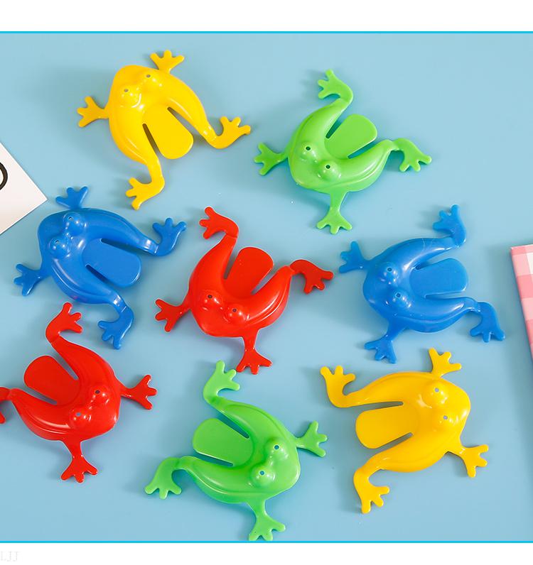 会蹦的青蛙 跳跳青蛙动物弹跳宝宝玩具子互动益·智弹跳游戏80怀旧