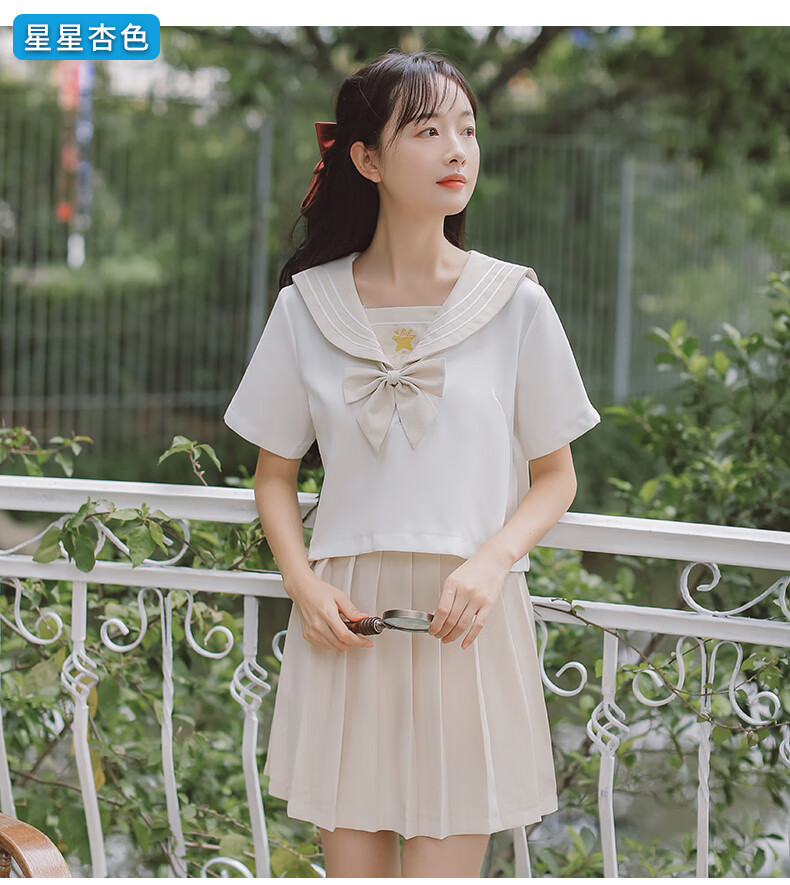 海军风连衣裙少女生jk制服套装裙子少女夏装2021年新款初中高中学生