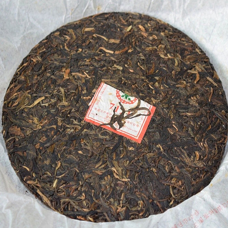 2007年中茶7121普洱七子饼生茶干仓高香回甘好青饼357克片