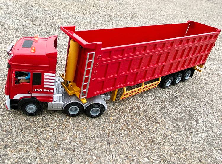 大货车玩具150重型卡车仿真合金属汽车模型大货车翻斗车运输车儿童