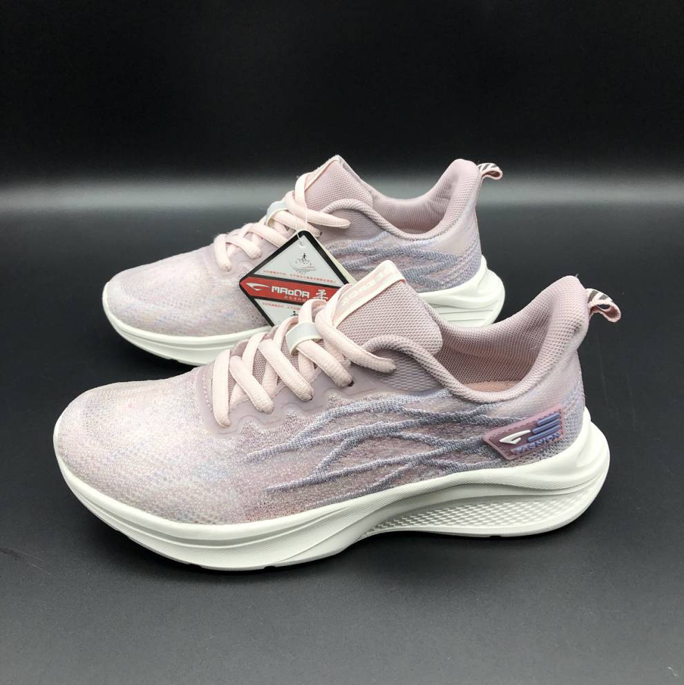 茂达运动鞋 茂达运动鞋女2022春夏鱼丝网面轻便柔弹减震软底时尚跑步
