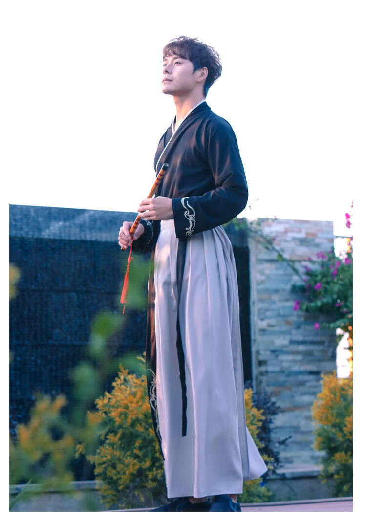 汉服男新品原创古装改良汉服古装长袍交领襦裙武古装武侠风日常汉元素