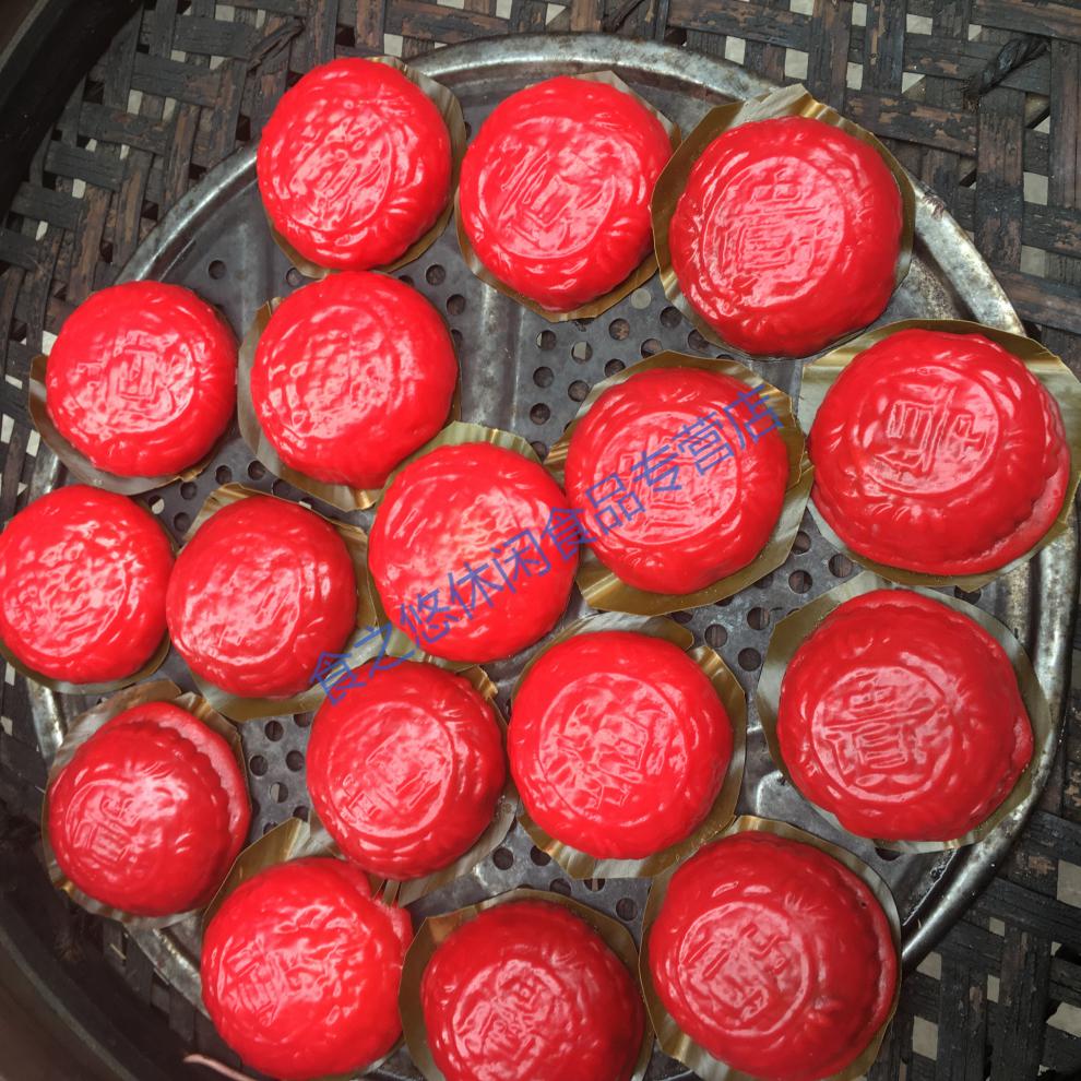 莆田仙游风味 红团传统小吃糕点 一份6个共12个 12个糯米馅【图片