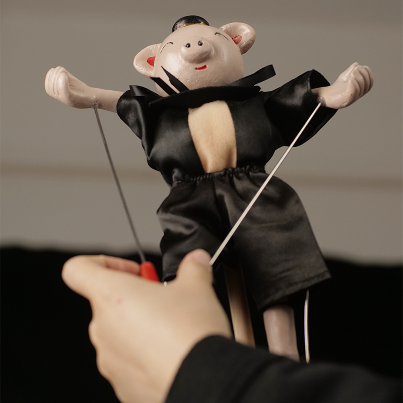 提线木偶 杖头木偶娃娃孙悟空新款傀儡人偶可动玩具提线木偶生日礼物