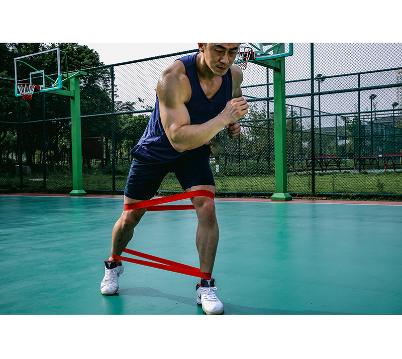 弹力带健身绳弹力绳篮球训练弹力带练腿训练爆发力阻力带健身腿部拉力