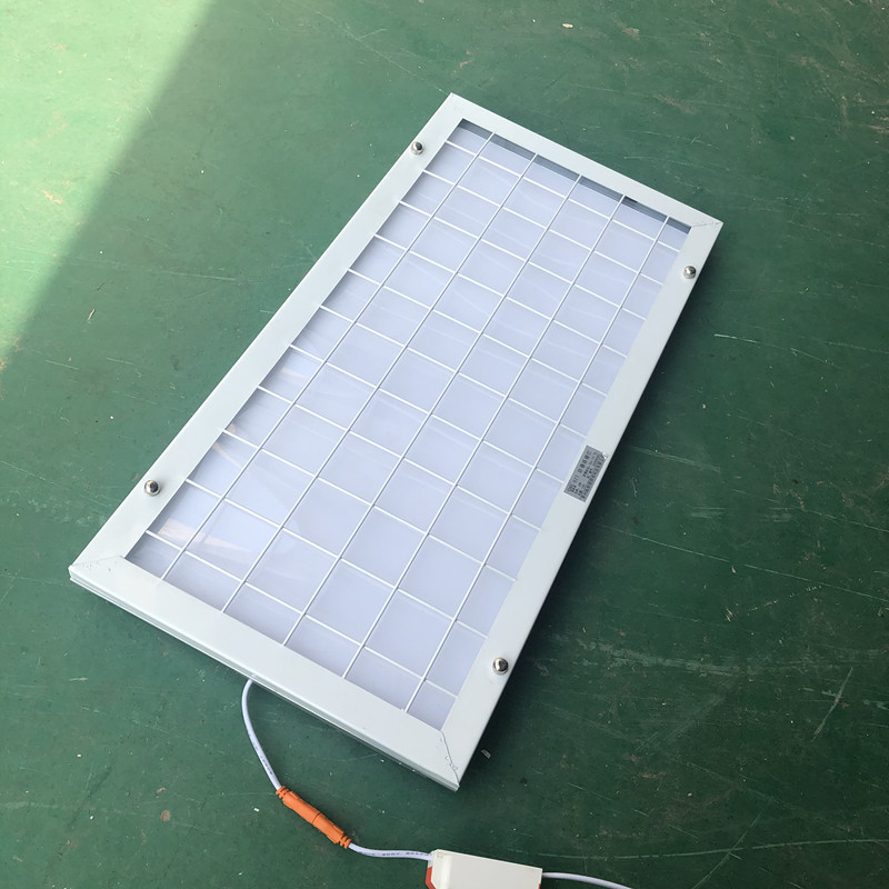 led防爆平板灯600600厨房医院酒店档案室集成吊顶嵌入式格栅灯300300