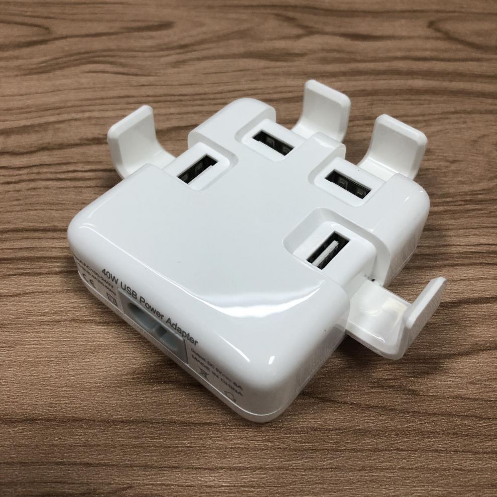 头2a多孔快充旅行四口8a多功能智能快速4口带线插头 4口4a充电器(20w)