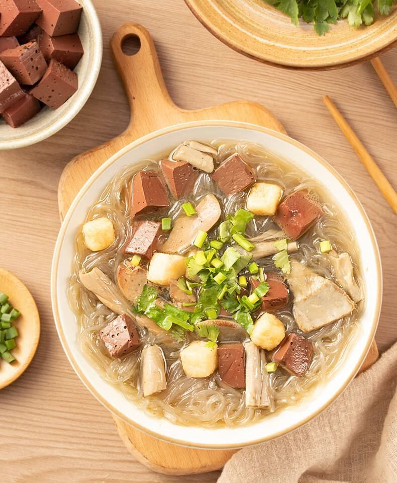 落鸭血粉丝汤170g桶装整箱冲泡即食鸭血粉丝汤方便速食夜宵鸭血粉丝汤