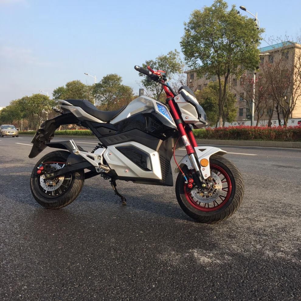 猴子z6电摩电动车m5中置高速大功率改装酷车72v电动摩托车96v 2000瓦