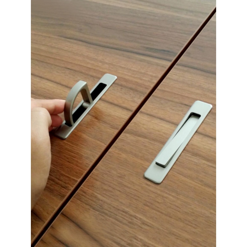 拉手榻榻米上的暗拉手隐形隐藏嵌入式暗扣床板衣柜门拉手抽屉地柜把手