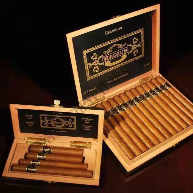 雪茄烟正宗纯手工古巴雪茄口感王冠雪咖20支玻多瓦尔雪茄打火机ova 特