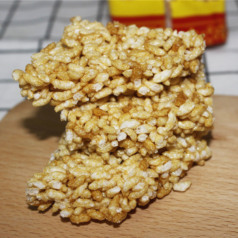 广西红糖米花糖爆米花糖酥脆糖糤8090后怀旧儿时年货零食 红糖细米 米