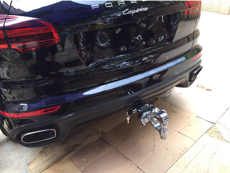 适用于奥迪q5lq3q5q7改装拖车钩房车拖车杠牵引架流氓托钩后脱钩定制