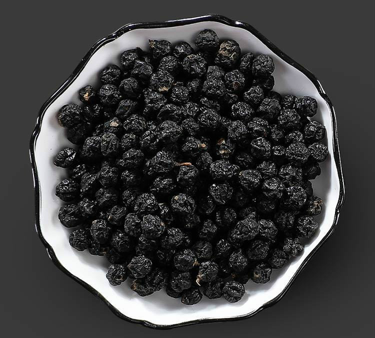 黑果花楸100克俄罗斯降控糖小黑果黑豆进口保真天鹅绒果花椒味天然黑