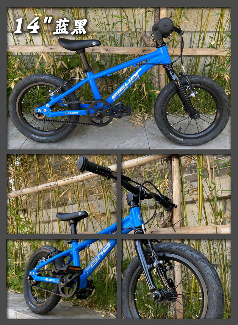 飞鱼儿童自行车飞鱼超轻儿童自行车单脚踏车户外运动踏青学生14-20寸