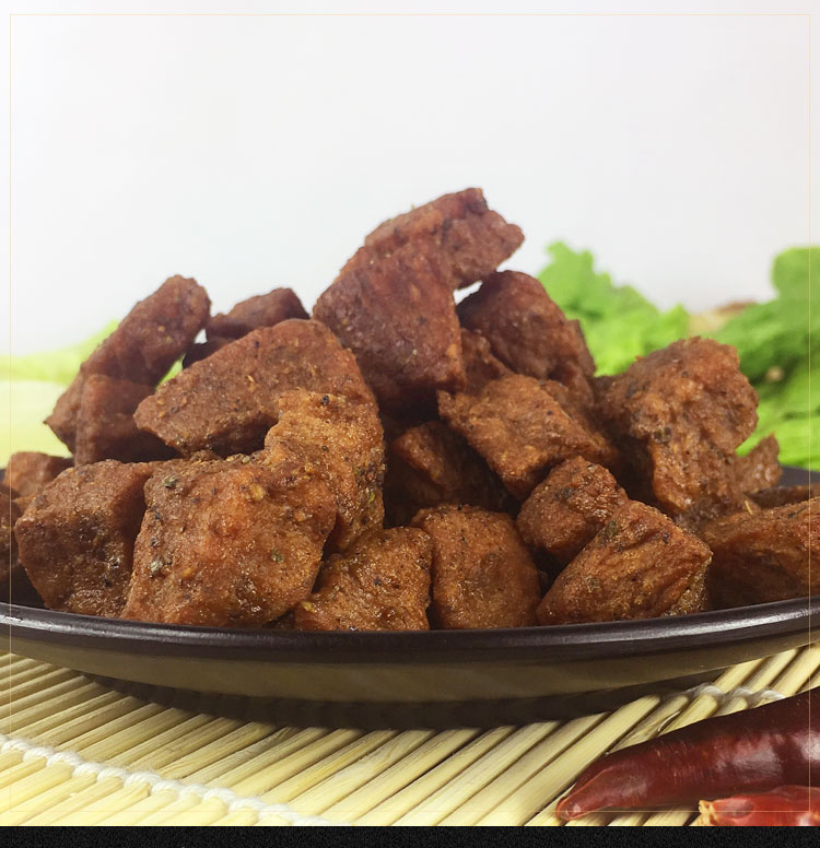 淄博特产樱桃肉纯精瘦肉肉丁500g猪肉粒零食 猪肉脯 1000g(4袋装)