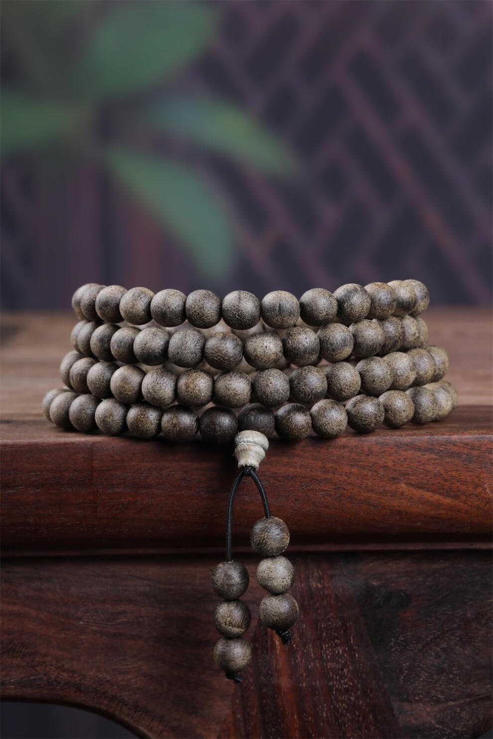 绿檀手串证书,越南芽庄白奇楠沉香手串九分沉老料满油棋楠手链佛珠 12