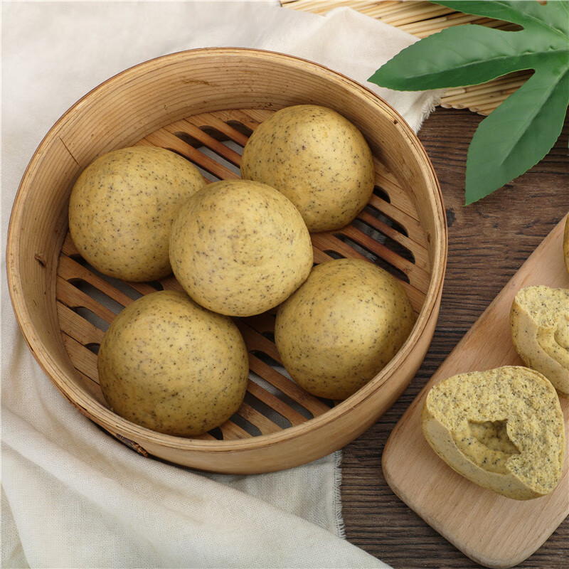 山东农家纯手工三合面窝窝头粗粮小米面黄豆黑豆面窝头杂粮馒头三合面